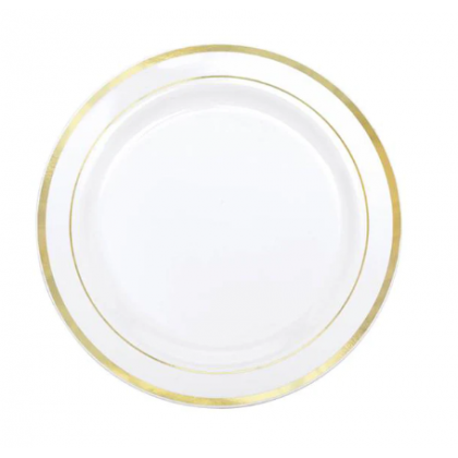 10.25" PLATE - WHITE