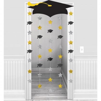 Grad Cap Doorway Curtain