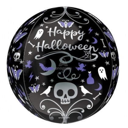 G20 Orbz Moonlight Halloween Foil Balloon Packaged