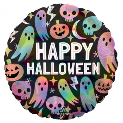 S55 Iridescent Pastel Halloween Standard Holograph