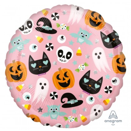 S40 Fun Halloween Icons Standard Foil Balloon Pack