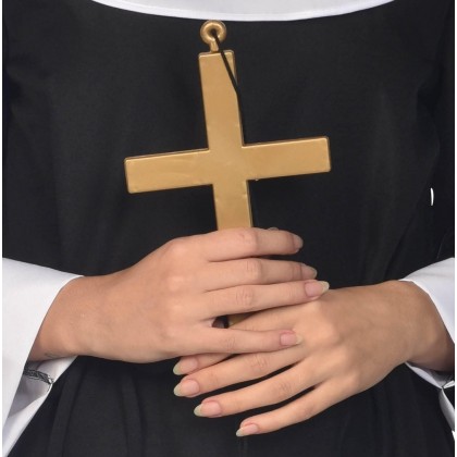 Costume Accessory Chain with Cross One Size