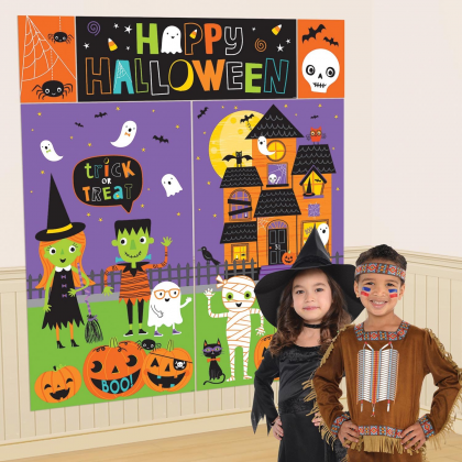 Hallo-ween Friends Scene Setters® Wall Decorating Kit