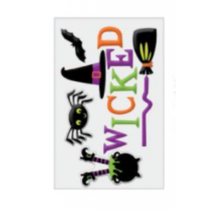 Small Witch Gel Cling