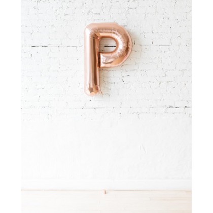 CherryBlossoms - 34in Rose Gold Foil Letter