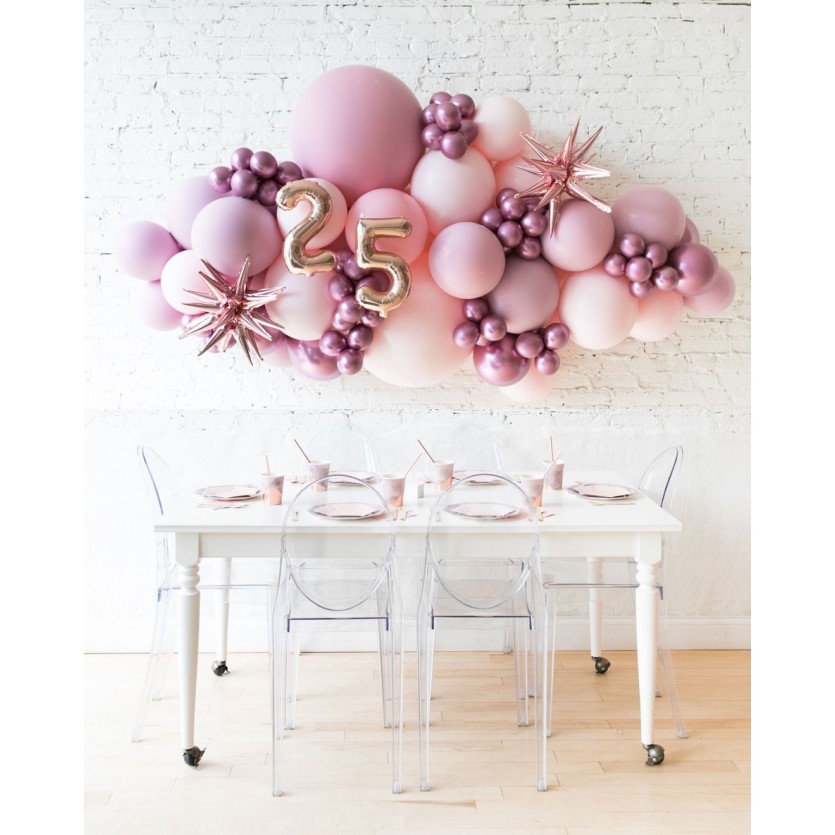 CherryBlossoms - Number Backdrop Balloon Garland Install Piece