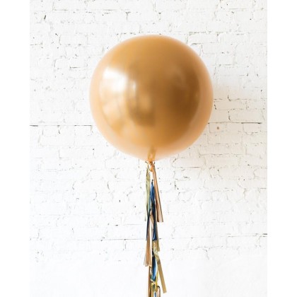 Blue Aurette - Giant Balloon with Ribbons