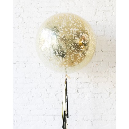 Royal - Confetti Giant Balloon with Tassel