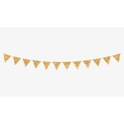Pennant Banner - Gold