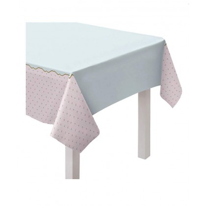 Tea Party Plastic Table Cover