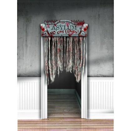 Chop Shop Bloody Doorway Curtain