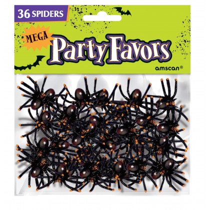 Plastic Spider Favors