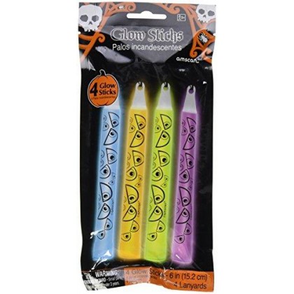 Halloween Glow Stick Assorted Necklaces - Neon