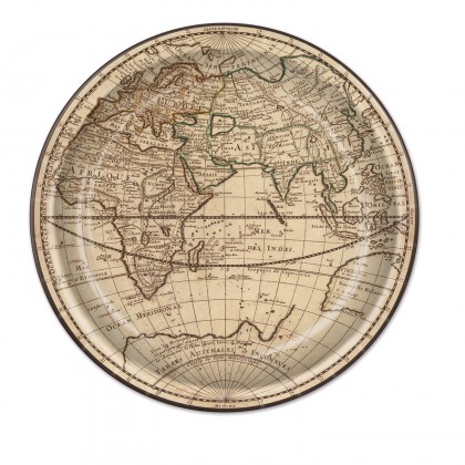 Around The World Round Plates 9in