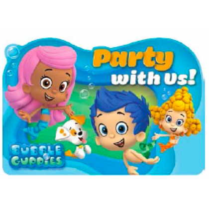 Bubble Guppies™ Party Postcard Invitations