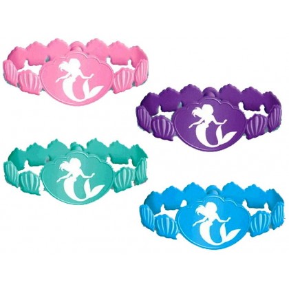 ©Disney Ariel Dream Big D-C Rubber Bracelet Favors