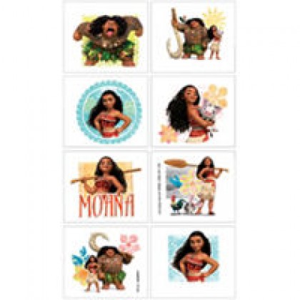 Disney Moana Tattoo Favors