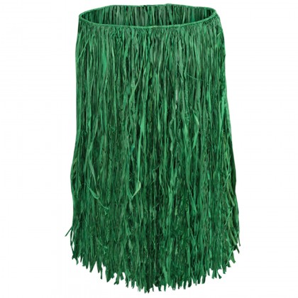 Adult Raffia Hula Skirt - Green