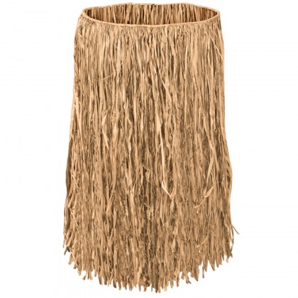 Adult Raffia Hula Skirt - Natural