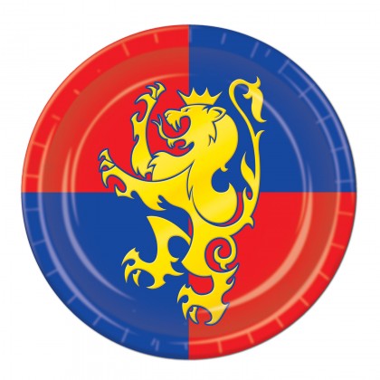 Medieval Plates Round Plate 7in