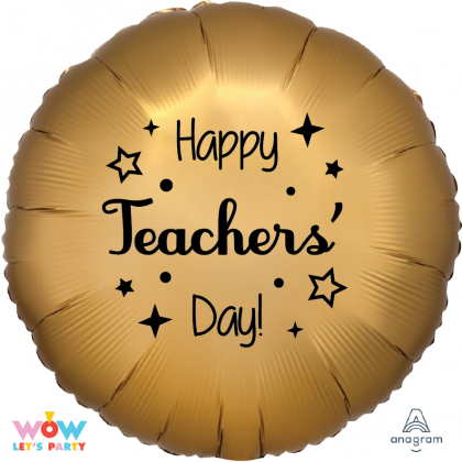 Satin Luxe Happy Teachers' Day Foil Balloon