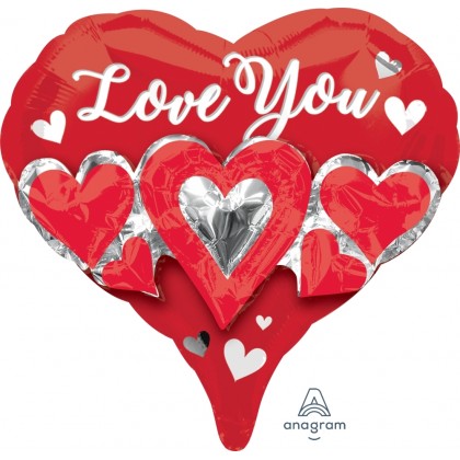 S50 17" Three Times the Love Junior Shape XL®