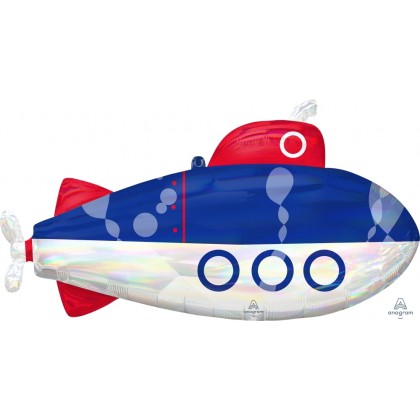 P40 32" Iridescent Submarine Holographic SuperShape™