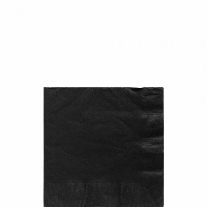 Beverage Napkins Jet Black