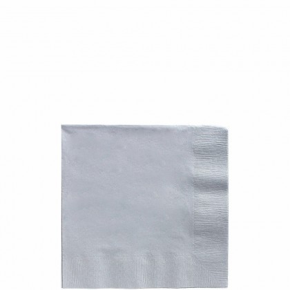 Beverage Napkins Silver
