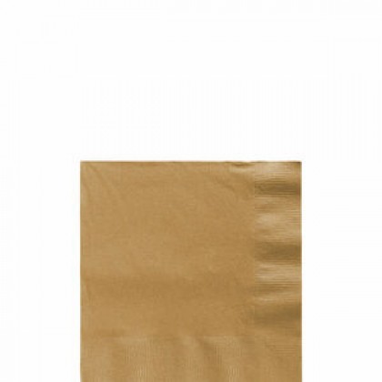 Beverage Napkins Gold