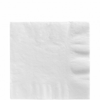 Luncheon Napkins Frosty White