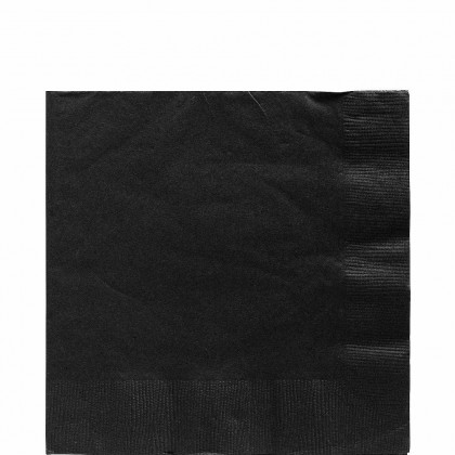 Luncheon Napkins Jet Black