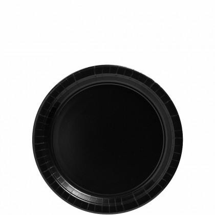 Paper Plates 7 in Jet Black