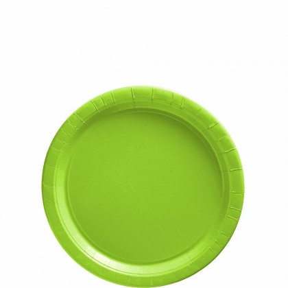 Paper Plates 7 in Kiwi Green