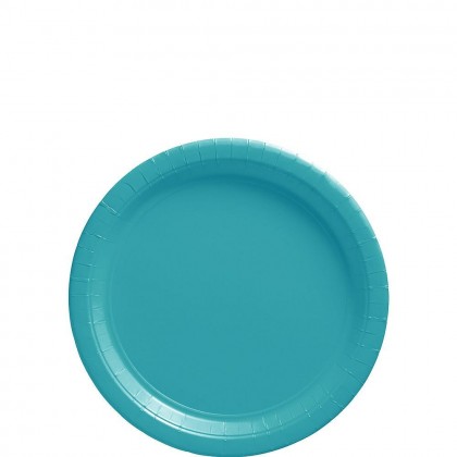 Paper Plates 7 in Carribean Blue