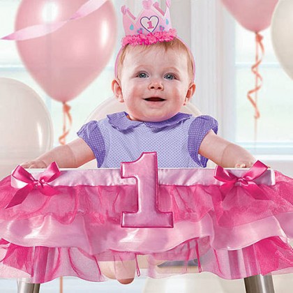 Deluxe Girl High Chair Decoration