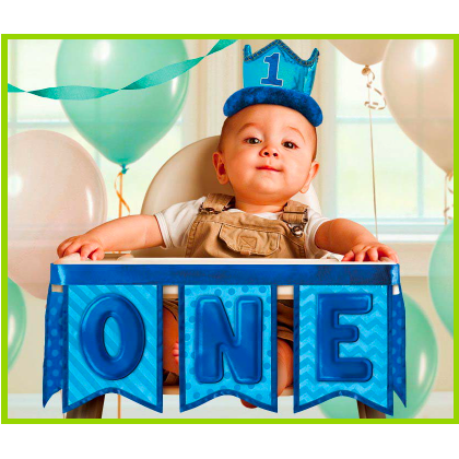 Deluxe Boy High Chair Decoration
