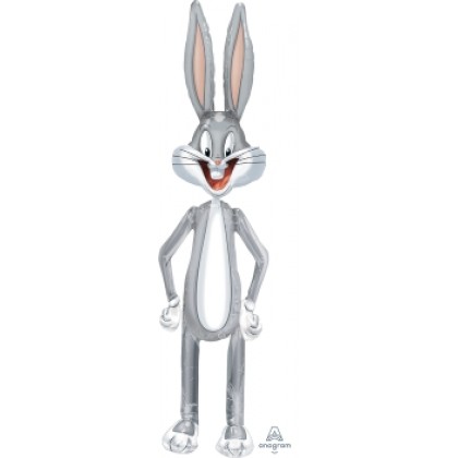 P80 82" AirWalkers Bugs Bunny Foil Balloon