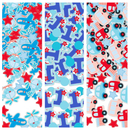 All Aboard Boy Value Confetti - Paper