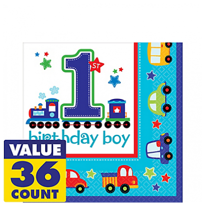 All Aboard Boy Luncheon Napkins