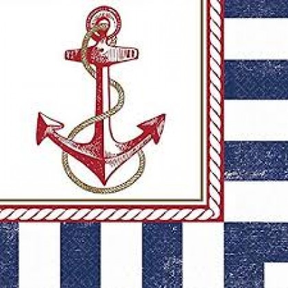 Anchors Aweigh Luncheon Napkins