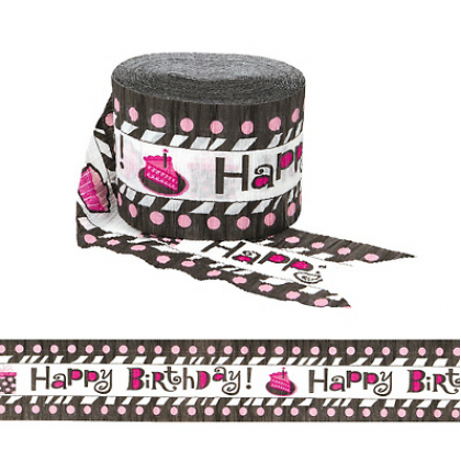 Another Year of Fabulous Crepe Streamer