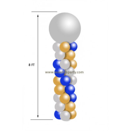 8-Ft Column (Round Cap)