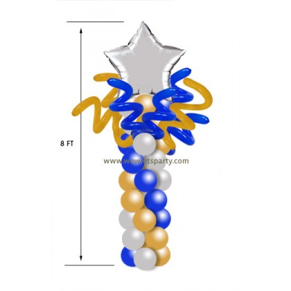 8-Ft Column (Star/Twisty Cap)
