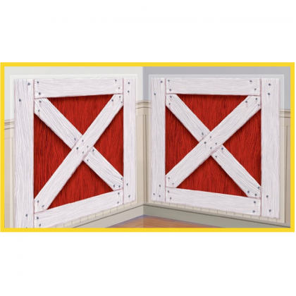 Bandana & Blue Jeans Barn Shutters Scene Setters® Plastic Add-Ons