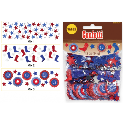 Bandana & Blue Jeans Value Confetti - Paper & Foil