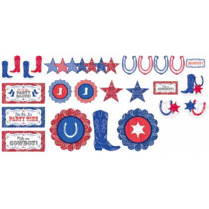 Bandana & Blue Jeans Value Pack Cutouts Asst.