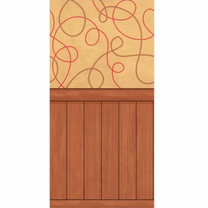 Bandana & Blue Jeans Scene Setters® Room Roll - Plastic