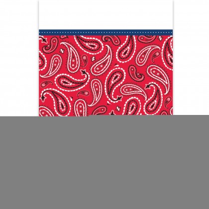 Bandana & Blue Jeans Plastic Table Cover