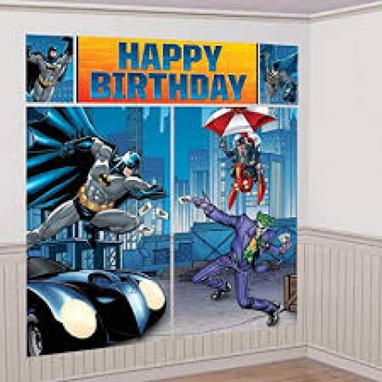 Batman™ Scene Setters® Wall Decorating Kit - Plastic